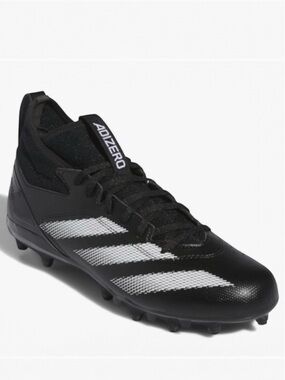 Adidas Adizero Impact.2 Spark Cleats Black White Youth Football Shoes Size 5.5